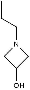 1-Propylazetidin-3-ol 구조식 이미지