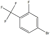 4-Bromo-2-fluoro-1-(trifluoromethyl)benzene 구조식 이미지