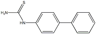 N-1,1''-BIPHENYL-4-YLTHIOUREA 구조식 이미지