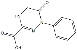 6-OXO-1-PHENYL-1,4,5,6-TETRAHYDRO-1,2,4-TRIAZINE-3-CARBOXYLIC ACID 구조식 이미지