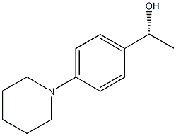 (1R)-1-(4-PIPERIDIN-1-YLPHENYL)ETHANOL 구조식 이미지