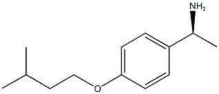 (1S)-1-[4-(3-METHYLBUTOXY)PHENYL]ETHANAMINE 구조식 이미지