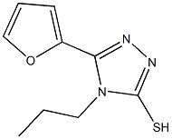 5-(2-FURYL)-4-PROPYL-4H-1,2,4-TRIAZOLE-3-THIOL Structure