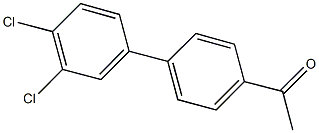 1-(3'',4''-DICHLORO-1,1''-BIPHENYL-4-YL)ETHANONE Structure