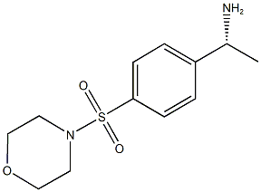 (1R)-1-[4-(MORPHOLIN-4-YLSULFONYL)PHENYL]ETHANAMINE 구조식 이미지