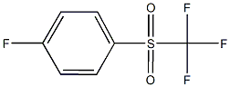 1-FLUORO-4-[(TRIFLUOROMETHYL)SULFONYL]BENZENE Structure