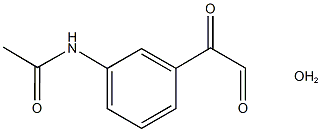 3-ACETAMIDOPHENYLGLYOXAL HYDRATE, 95+% Structure