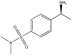 4-[(1S)-1-AMINOETHYL]-N,N-DIMETHYLBENZENESULFONAMIDE Structure
