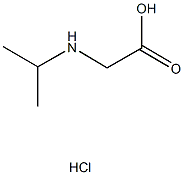 (ISOPROPYLAMINO)ACETIC ACID HYDROCHLORIDE 구조식 이미지