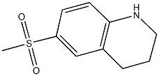 6-(methylsulfonyl)-1,2,3,4-tetrahydroquinoline Structure