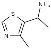 1-(4-methyl-1,3-thiazol-5-yl)ethanamine 구조식 이미지