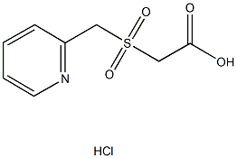 [(pyridin-2-ylmethyl)sulfonyl]acetic acid hydrochloride 구조식 이미지