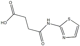 4-oxo-4-(1,3-thiazol-2-ylamino)butanoic acid 구조식 이미지
