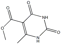 methyl 6-methyl-2,4-dioxo-1,2,3,4-tetrahydropyrimidine-5-carboxylate Structure