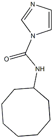 N-cyclooctyl-1H-imidazole-1-carboxamide 구조식 이미지