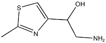 2-amino-1-(2-methyl-1,3-thiazol-4-yl)ethanol Structure