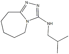 N-isobutyl-6,7,8,9-tetrahydro-5H-[1,2,4]triazolo[4,3-a]azepin-3-amine Structure