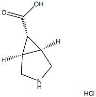 (1R,5S)-3-azabicyclo[3.1.0]hexane-6-carboxylic acid hydrochloride 구조식 이미지