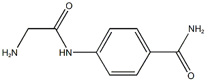 4-[(aminoacetyl)amino]benzamide Structure