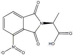 (2S)-2-(4-nitro-1,3-dioxo-1,3-dihydro-2H-isoindol-2-yl)propanoic acid Structure