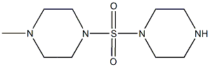 1-methyl-4-(piperazin-1-ylsulfonyl)piperazine 구조식 이미지