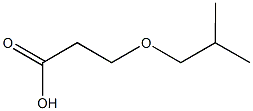 3-isobutoxypropanoic acid 구조식 이미지