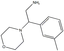 2-(3-methylphenyl)-2-morpholin-4-ylethanamine Structure