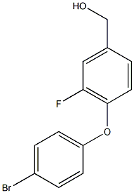 [4-(4-bromophenoxy)-3-fluorophenyl]methanol Structure