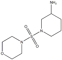 1-(morpholine-4-sulfonyl)piperidin-3-amine 구조식 이미지