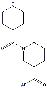 1-(piperidin-4-ylcarbonyl)piperidine-3-carboxamide 구조식 이미지