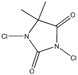 1,3-dichloro-5,5-dimethylimidazolidine-2,4-dione Structure