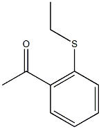 1-[2-(ethylsulfanyl)phenyl]ethan-1-one 구조식 이미지