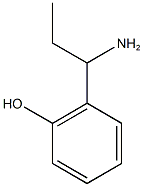 2-(1-aminopropyl)phenol 구조식 이미지