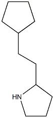 2-(2-cyclopentylethyl)pyrrolidine Structure