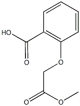 2-(2-methoxy-2-oxoethoxy)benzoic acid 구조식 이미지