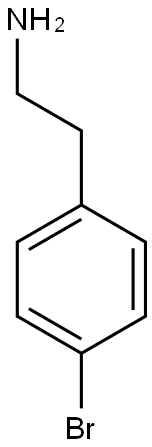 2-(4-bromophenyl)ethan-1-amine 구조식 이미지