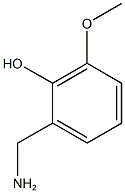 2-(aminomethyl)-6-methoxyphenol 구조식 이미지