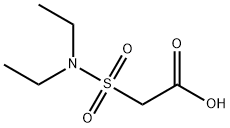 2-(diethylsulfamoyl)acetic acid 구조식 이미지