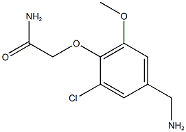 2-[4-(aminomethyl)-2-chloro-6-methoxyphenoxy]acetamide Structure