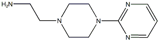 2-[4-(pyrimidin-2-yl)piperazin-1-yl]ethan-1-amine 구조식 이미지