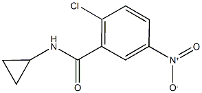 2-chloro-N-cyclopropyl-5-nitrobenzamide Structure