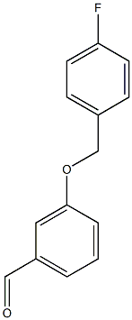 3-[(4-fluorophenyl)methoxy]benzaldehyde 구조식 이미지