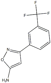 3-[3-(trifluoromethyl)phenyl]-1,2-oxazol-5-amine Structure