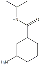3-amino-N-(propan-2-yl)cyclohexane-1-carboxamide Structure