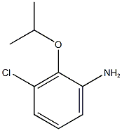 3-chloro-2-(propan-2-yloxy)aniline Structure