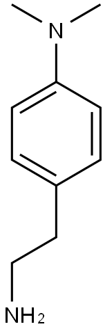 4-(2-aminoethyl)-N,N-dimethylaniline 구조식 이미지