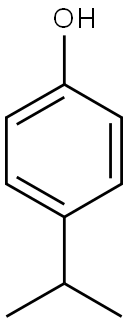 4-(propan-2-yl)phenol Structure