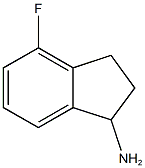 4-fluoro-2,3-dihydro-1H-inden-1-amine 구조식 이미지