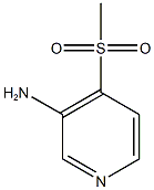 4-methanesulfonylpyridin-3-amine 구조식 이미지