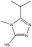 4-methyl-5-(propan-2-yl)-4H-1,2,4-triazole-3-thiol 구조식 이미지